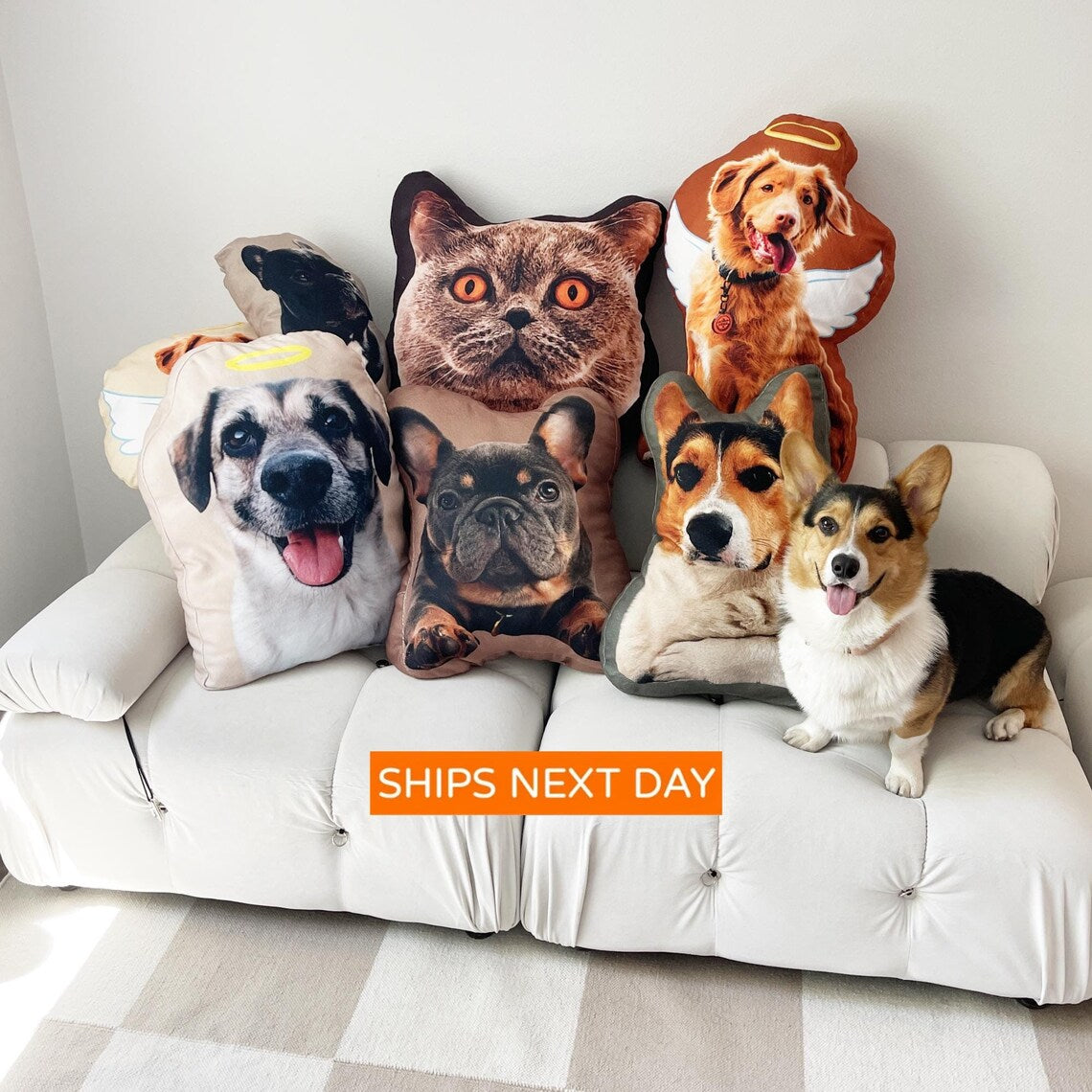 Custom Pet Pillows – Cozy Companionship for Your Furry Friends (Copy)